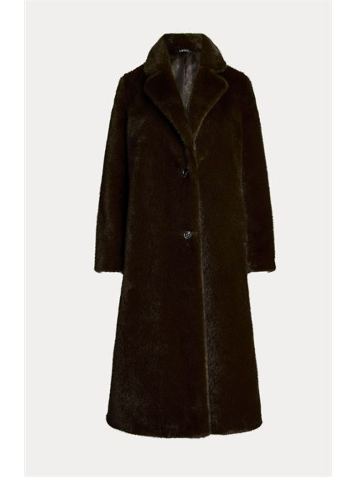 CAPPOTTO IN PELLICCIA ECOLOGICA LAUREN RALPH LAUREN | 297957521001CIRCUIT BROWN
